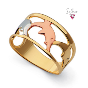 Anillo Delfín Tres Gold