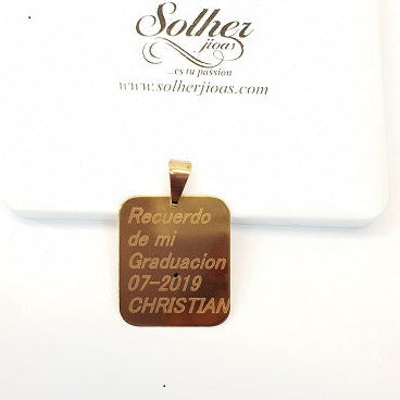 Colgantes Placa para personalizar T S.