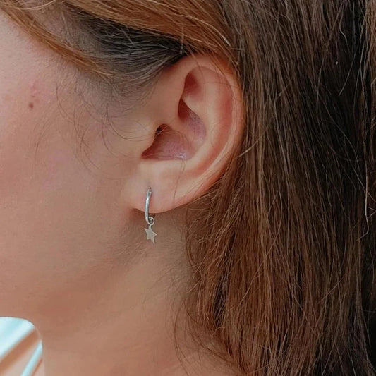 Argollas con Aletorio ⭐estrella Plata
