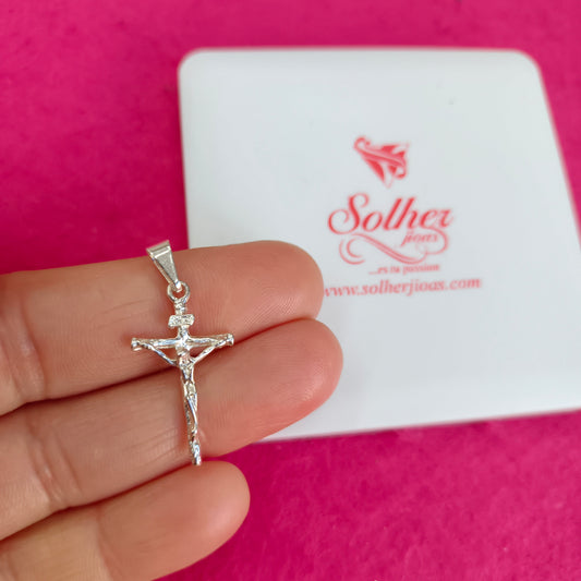 Colgante Crucifijo S plata