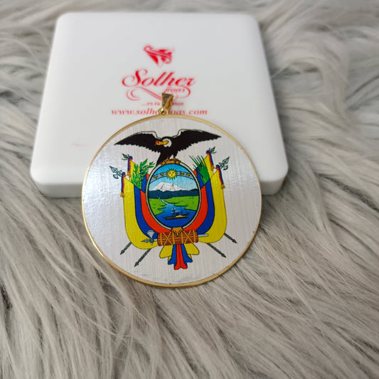Colgante Escudo Ecuador 🇪🇨 XXL