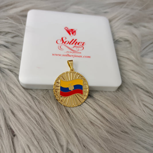Colgante Ecuador 🇪🇨 Medalla M