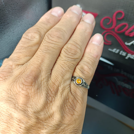 Anillo Topac unisex Plata