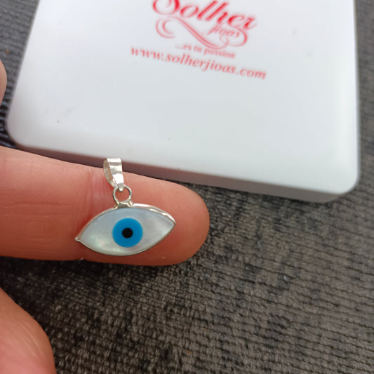 Colgante Ojo Turco OVAL 👁️ Silver