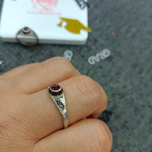 Anillo 🎓 Graduación Plata
