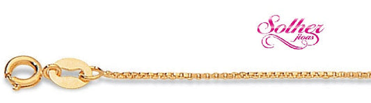 Cadena Tejido Caja M Gold