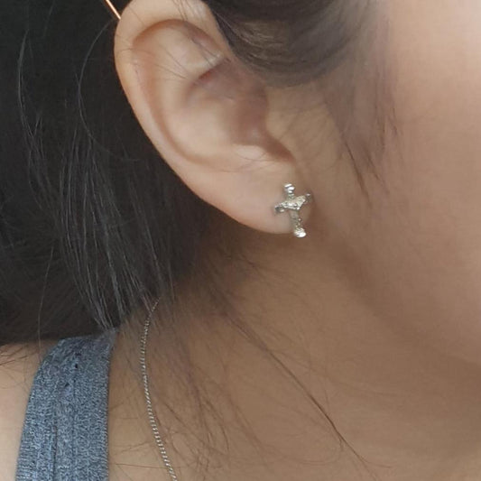Conjunto Crucifijo Plata