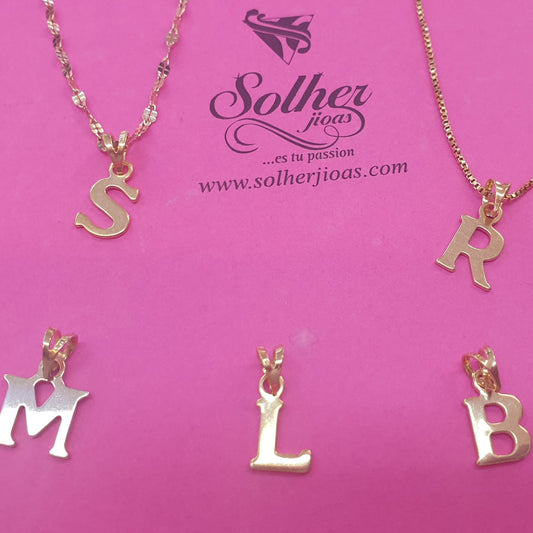 Cadena con Colgante  Letras