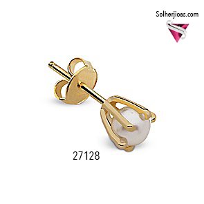Pendiente Perla   Gold.