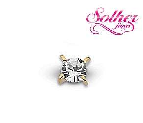 Pendiente Punto Luz XS Triángulo Gold.