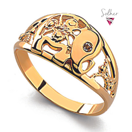 Anillo  Elefantes  Gold
