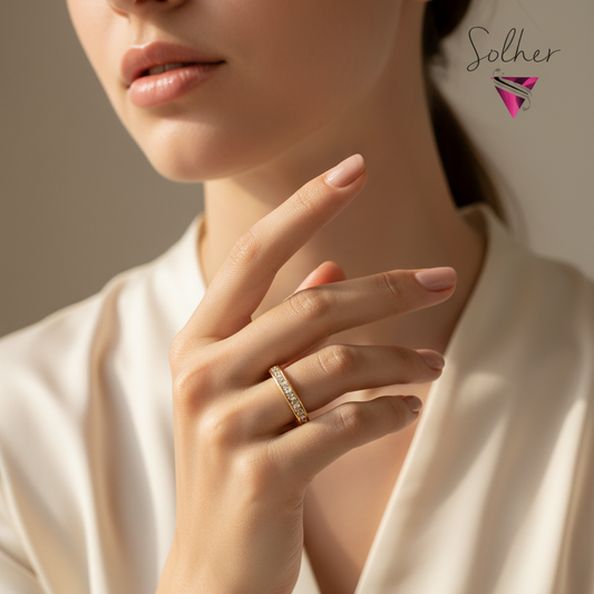 Anillo Circonitas  Gold