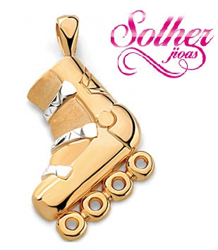 Colgante Patín   Gold.