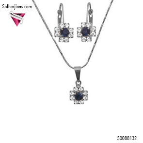 Conjunto Marisol Plata con Circónitas Finas  .