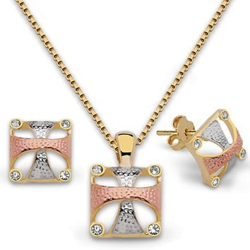 Conjunto  Incluye Pendientes, Gargantilla