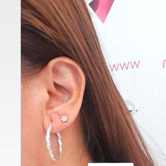 Pendientes MIni Estrella Plata