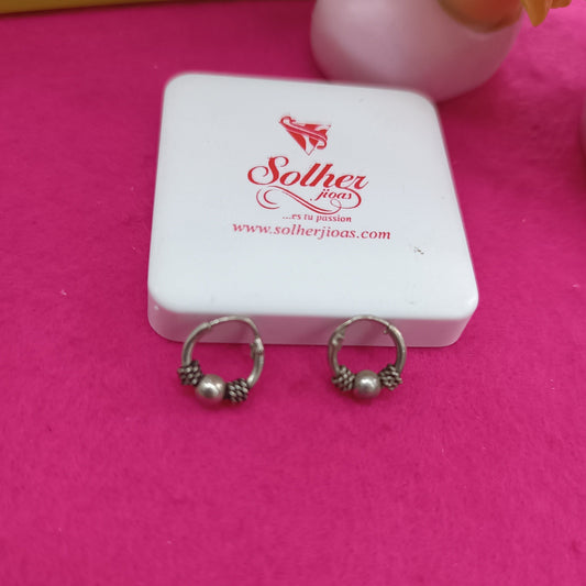 Argollas Mini Plata