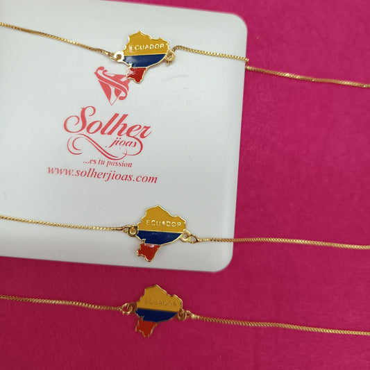 Tobillera 🇪🇨   Ecuador Gold.