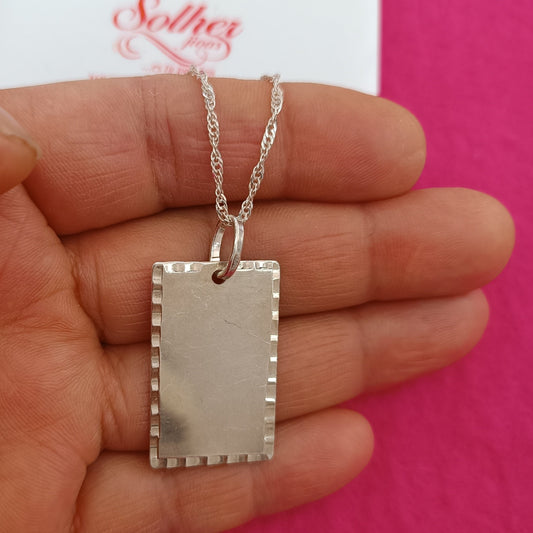 Cadena ⛓️ personalizado plata