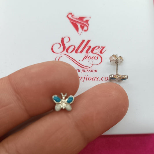 Pendientes Mariposa 🦋 Colores Plata