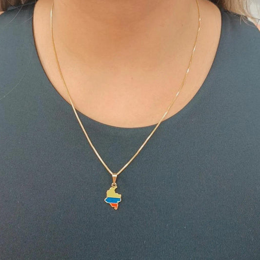 Cadena con Colgante S Colombia Gold.