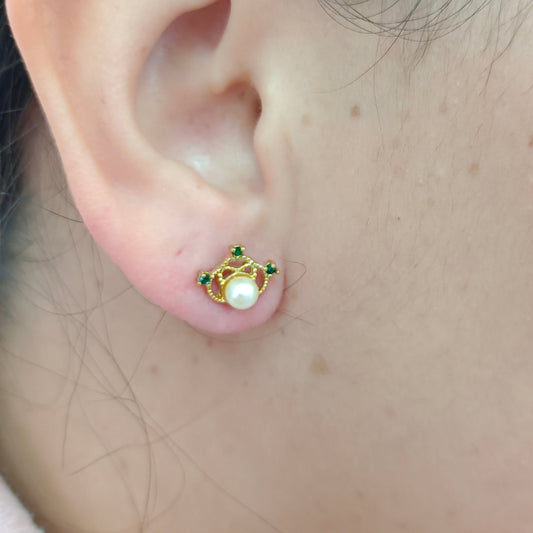 Pendientes con Perla.