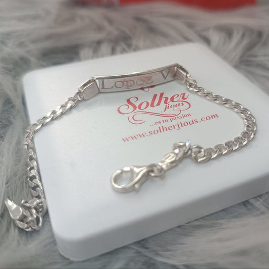 Pulseras Personalizo Plata