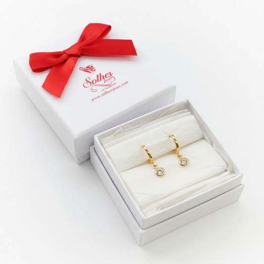 Argollas Circon S Gold
