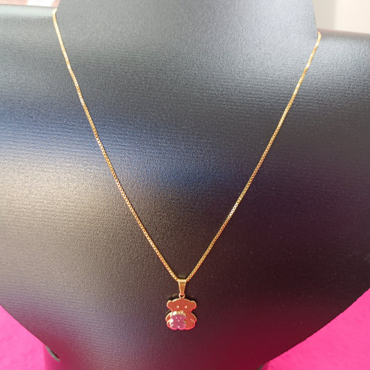 Cadena ⛓️ con Colgante Mamá Ositos Gold.