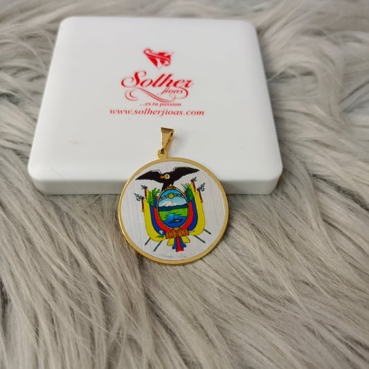 Colgante Escudo Ecuador 🇪🇨 L