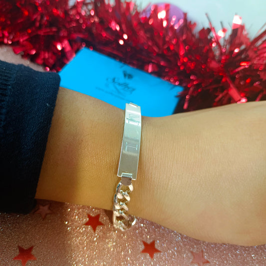 Pulsera Personalizada Plata