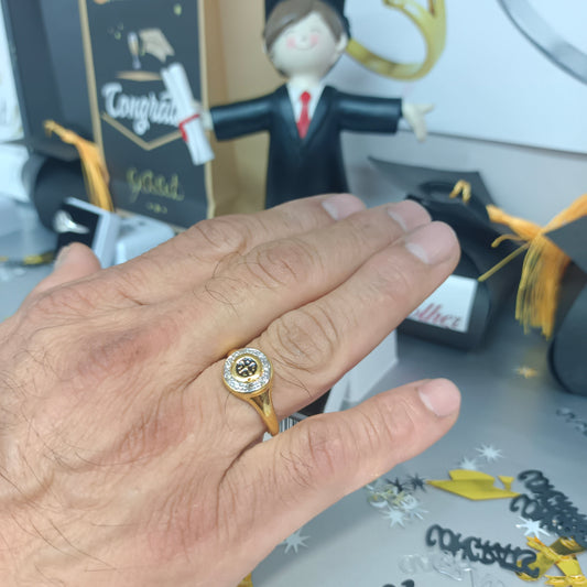 Anillo  Circonitas Gold