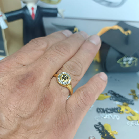 Anillo  Circonitas Gold