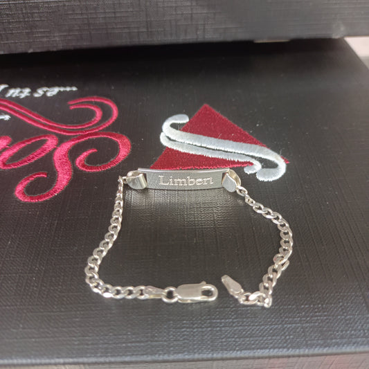 Pulsera para Personalizar Tejido  Cubano 2 ml Plata