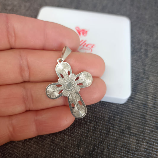Colgante (Dije) Cruz  Plata