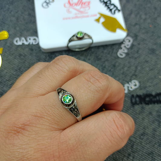 Anillo 🎓 Graduación  Plata