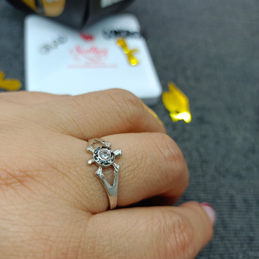 Anillo 🎓 con Circón  Plata