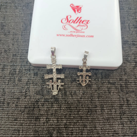 Colgante Cruz  Caravaca Silver T:M