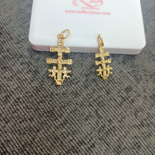 Colgante Cruz Caravaca Gold T:M
