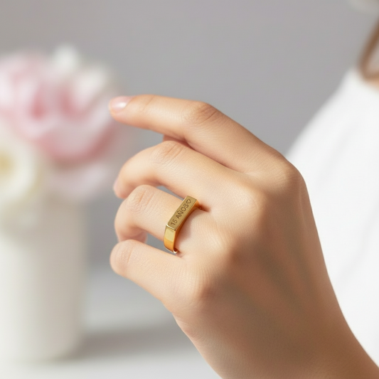 Anillo 15 años Unisex  Gold.